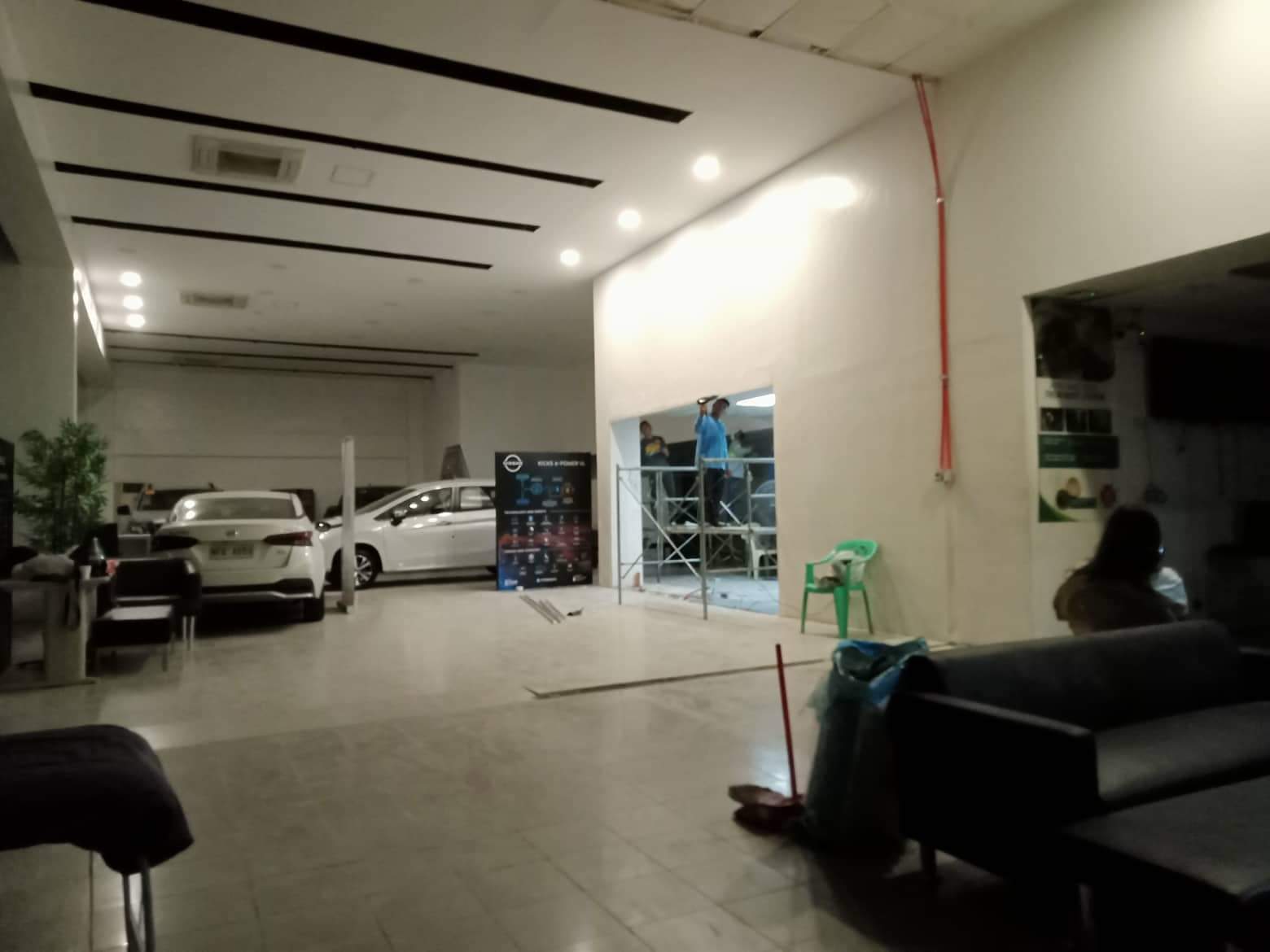 Showroom renovation